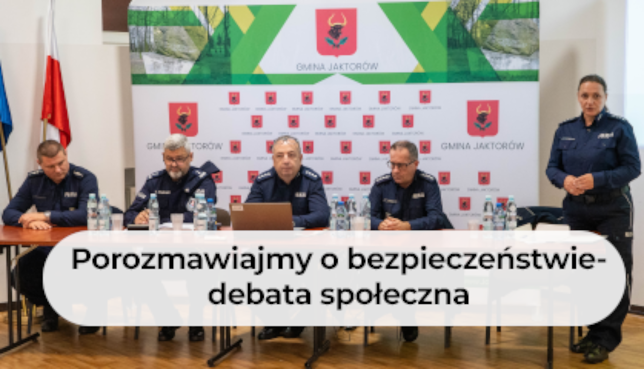 Zdjęcie: Porozmawiajmy o bezpieczeństwie - debata społeczna