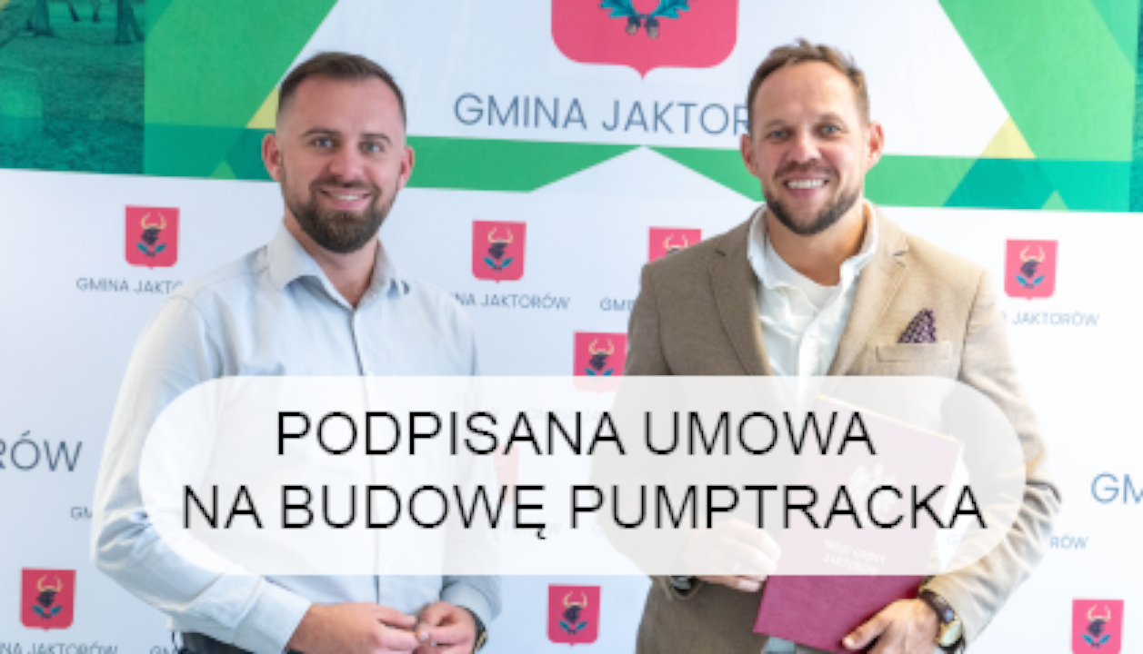 Zdjęcie: Budowa toru rowerowego typu „pumptrack” w m. Jaktorów.”