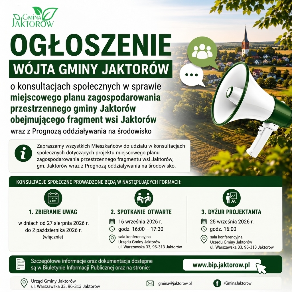 Zdjęcie: Konsultacje społeczne projektu miejscowego planu zagospodarowania przestrzennego